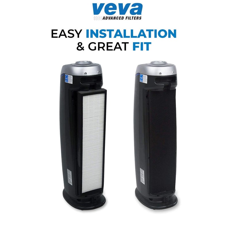 VEVA Filter B Replacement, Compatible with Germ Guardian Air Purifier Models AC4825, 4800, 4900, Premium 3 HEPA Filters including 12 Pack of Pre-Filters - Image 5